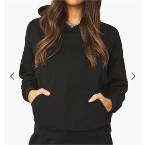 Weworewhat black Hoodie and Jogger Set